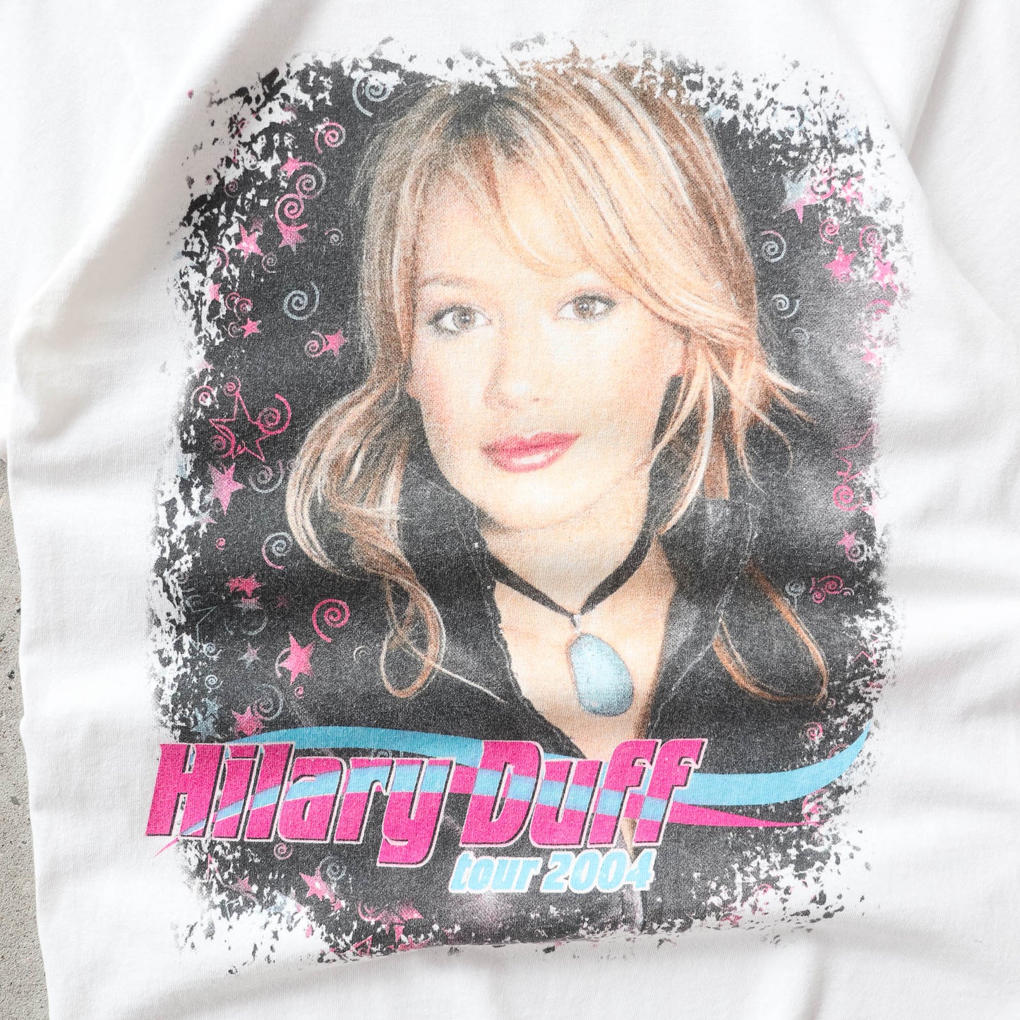 Vintage 2004 Hilary Duff Tour Tee - S