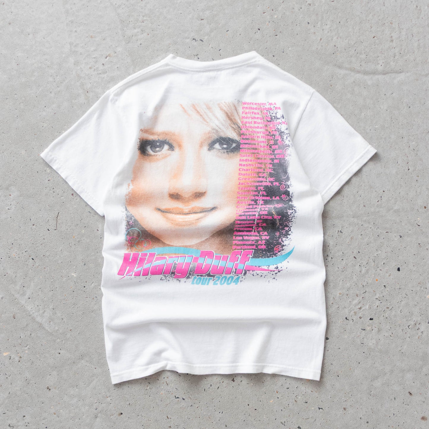 Vintage 2004 Hilary Duff Tour Tee - S