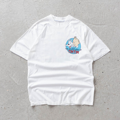 Vintage 90s Adventures of Tintin Tee - M