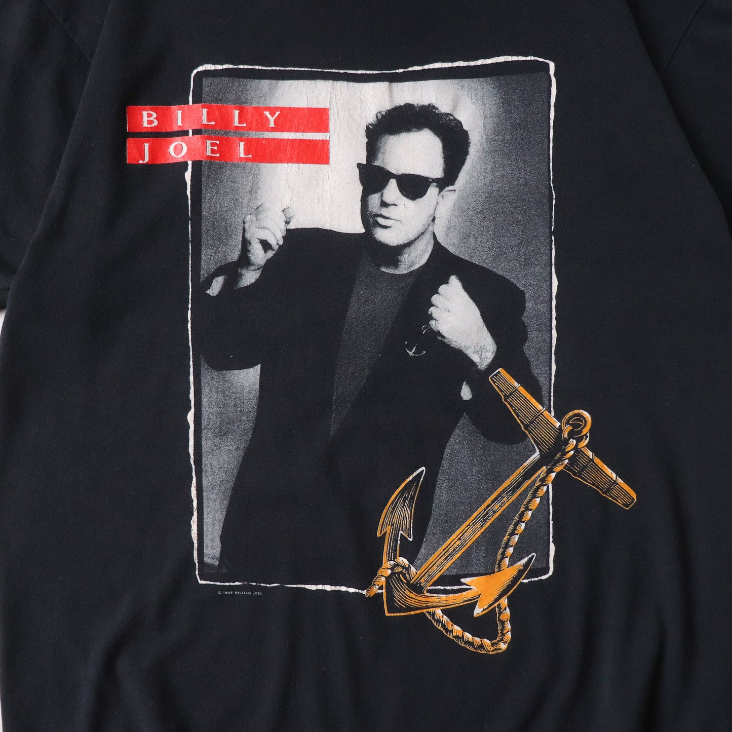 Vintage 1989 Billy Joel Storm Front Tour Tee - M