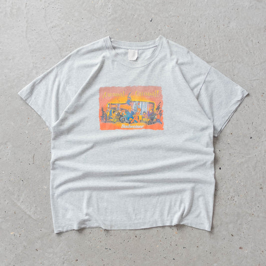 Vintage 90s Budweiser Carnaval Tee - XL