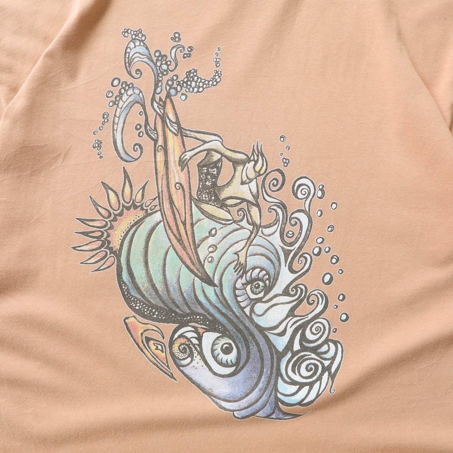 Vintage 90s Quiksilver Surf Graphic Tee - XL