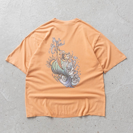 Vintage 90s Quiksilver Surf Graphic Tee - XL