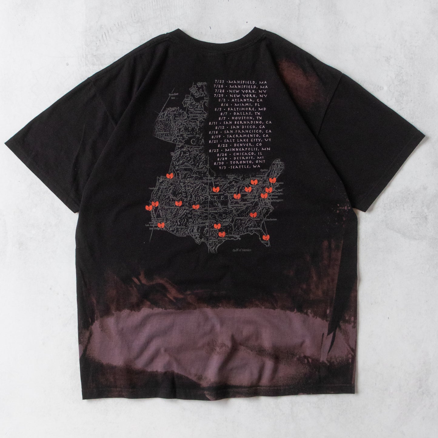 Vintage 2007 Wu-Tang Clan 8 Diagrams Tour Tee - XL