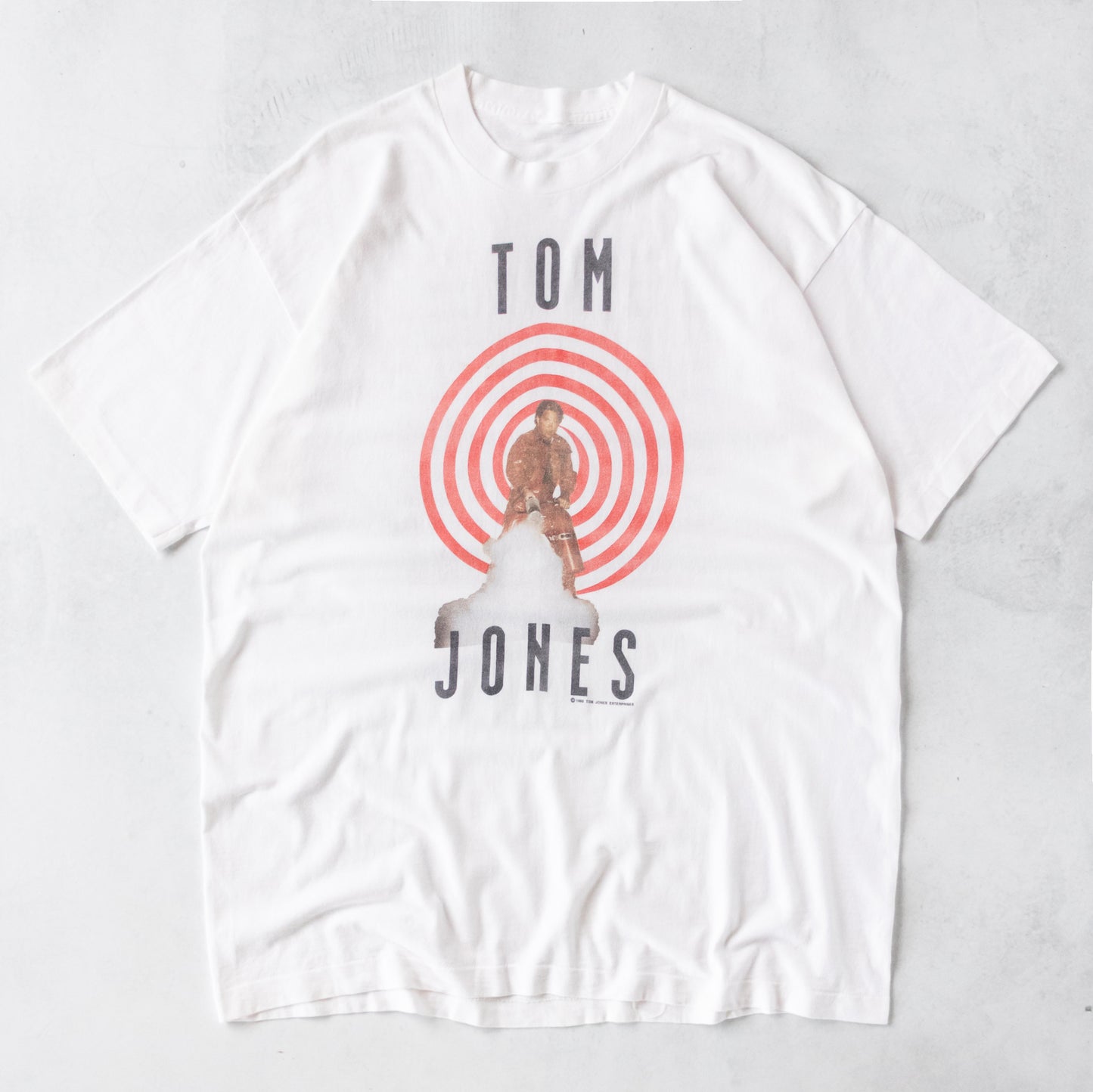 Vintage 1995 Tom Jones Lead And How To Swing It Tee - XXL