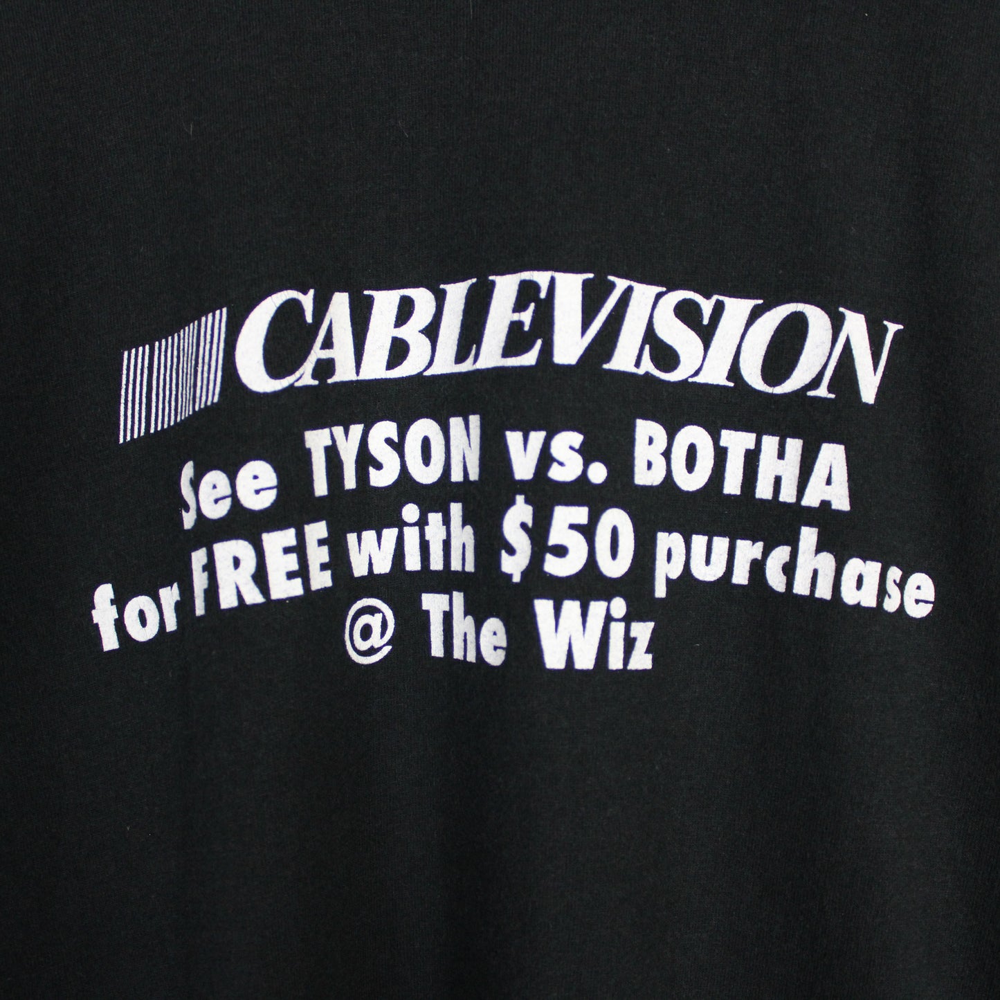 Vintage 1999 Mike Tyson vs Francois Botha Boxing Promo Tee - XL