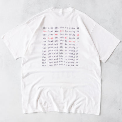 Vintage 1995 Tom Jones Lead And How To Swing It Tee - XXL