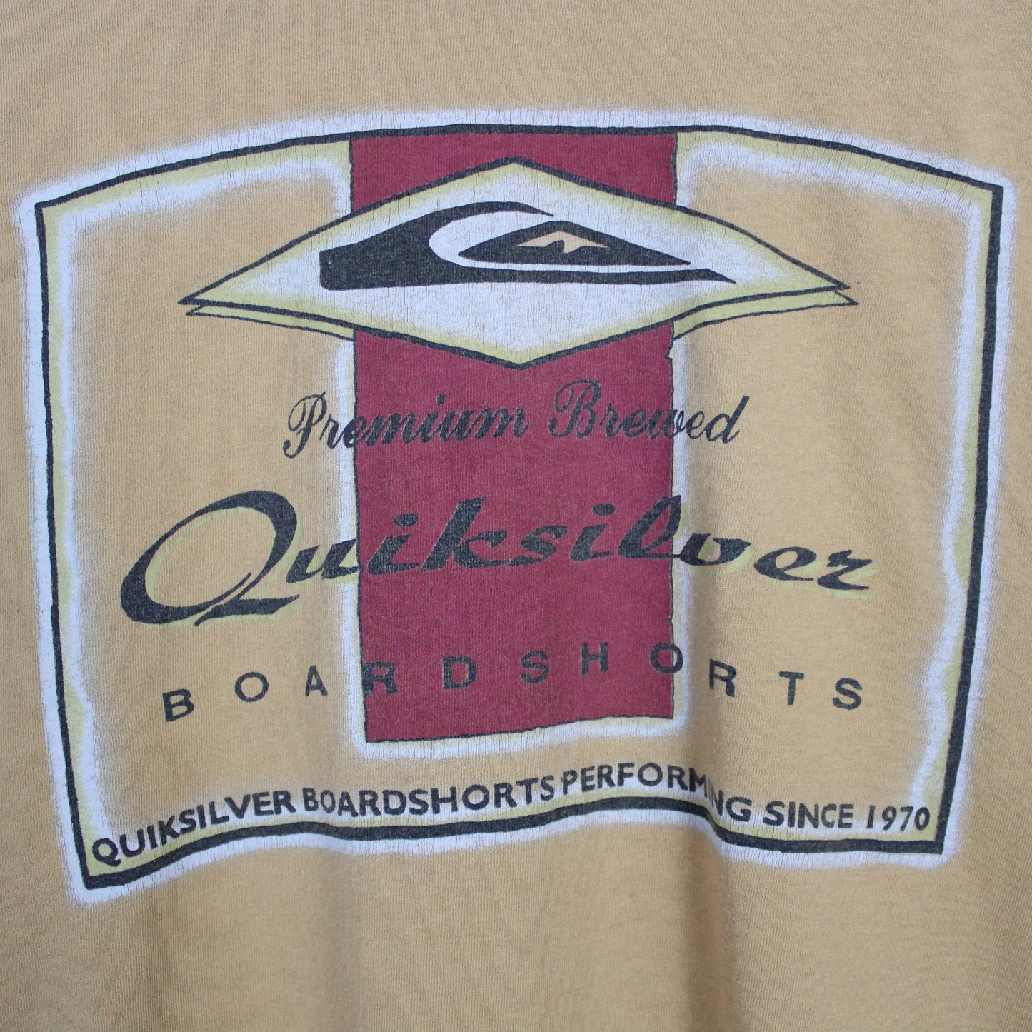Vintage 90's Quiksilver Boardshorts Tee - XL