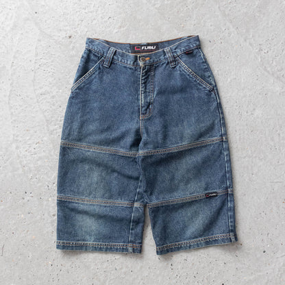 Vintage 90s FUBU Denim Jorts - 28