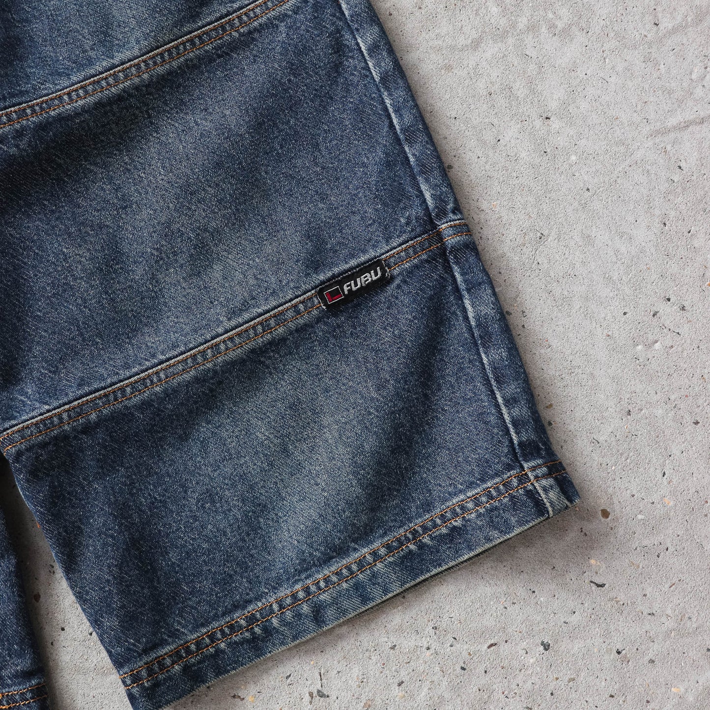 Vintage 90s FUBU Denim Jorts - 28
