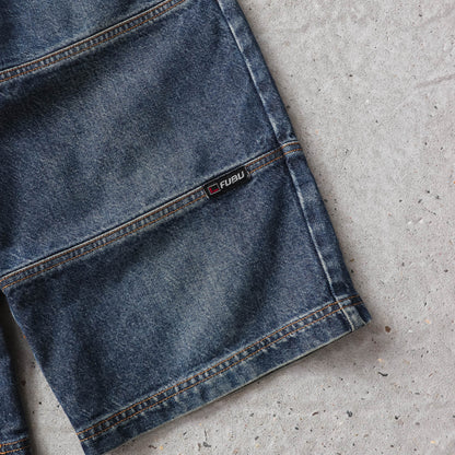 Vintage 90s FUBU Denim Jorts - 28
