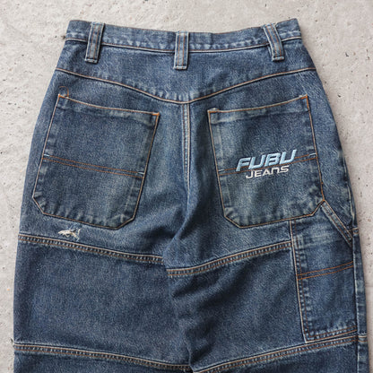 Vintage 90s FUBU Denim Jorts - 28