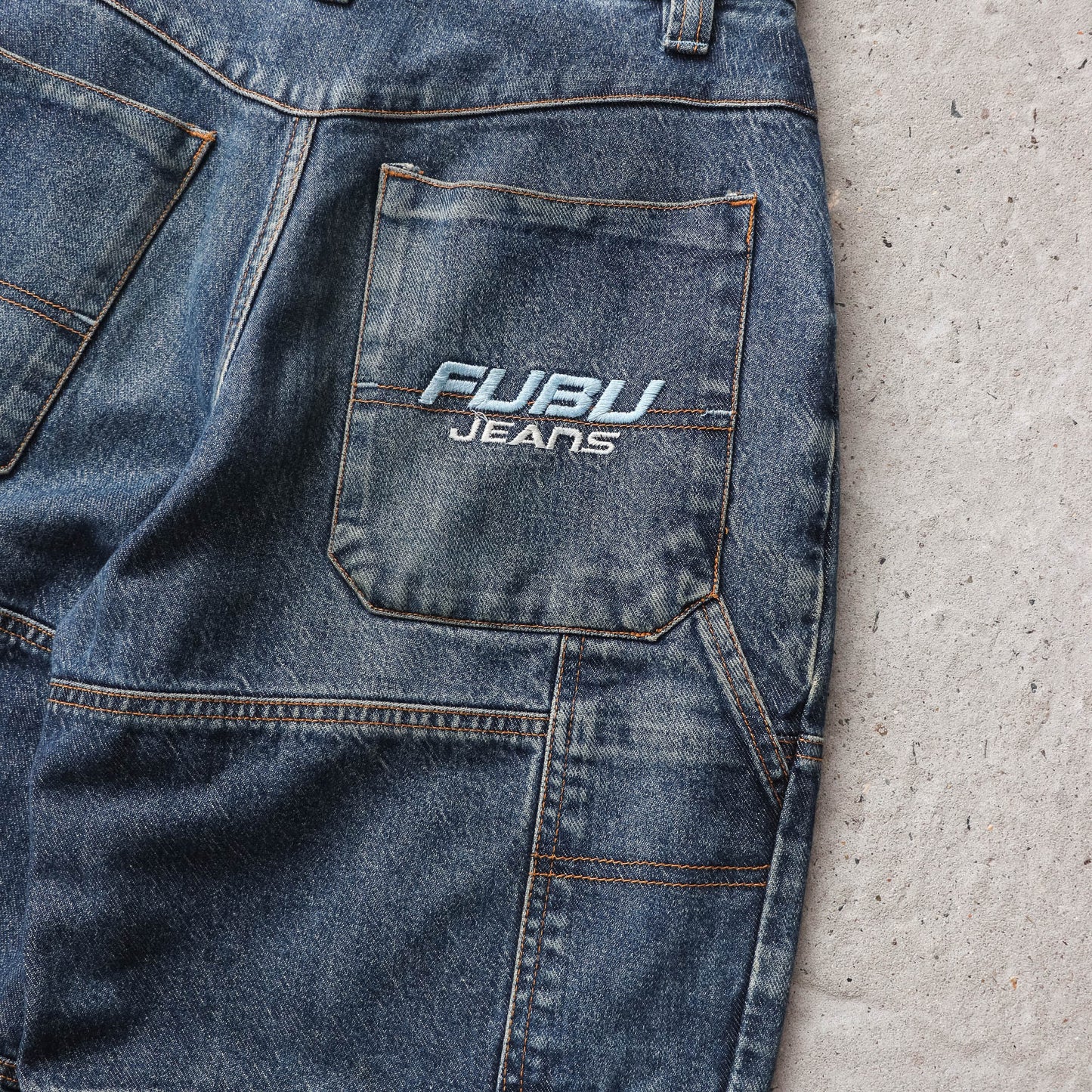 Vintage 90s FUBU Denim Jorts - 28