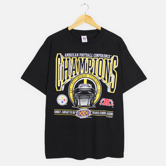 Vintage 1996 Pittsburgh Steelers NFL Tee - L