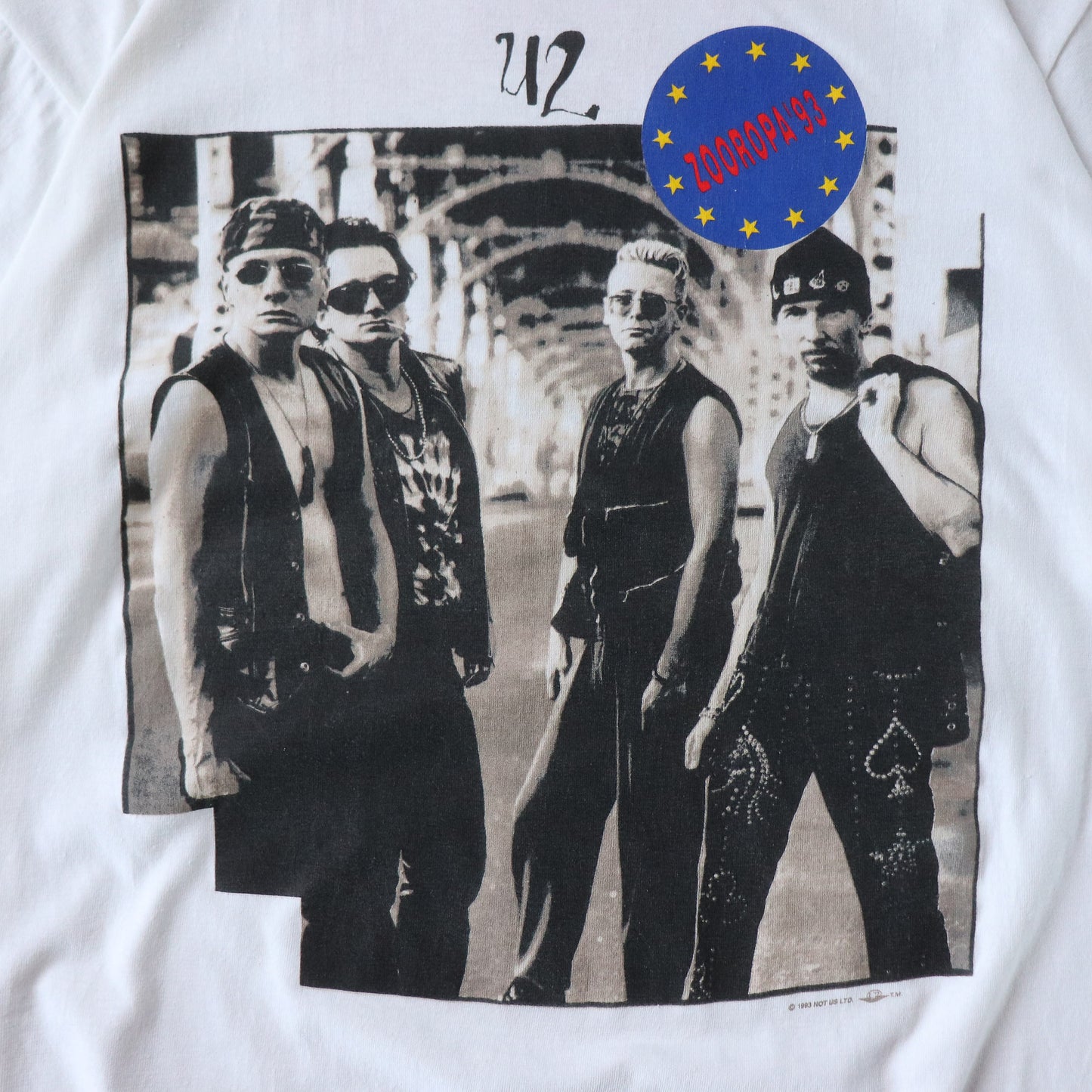 Vintage 1993 U2 Zooropa Zoo TV Tour Tee - XL