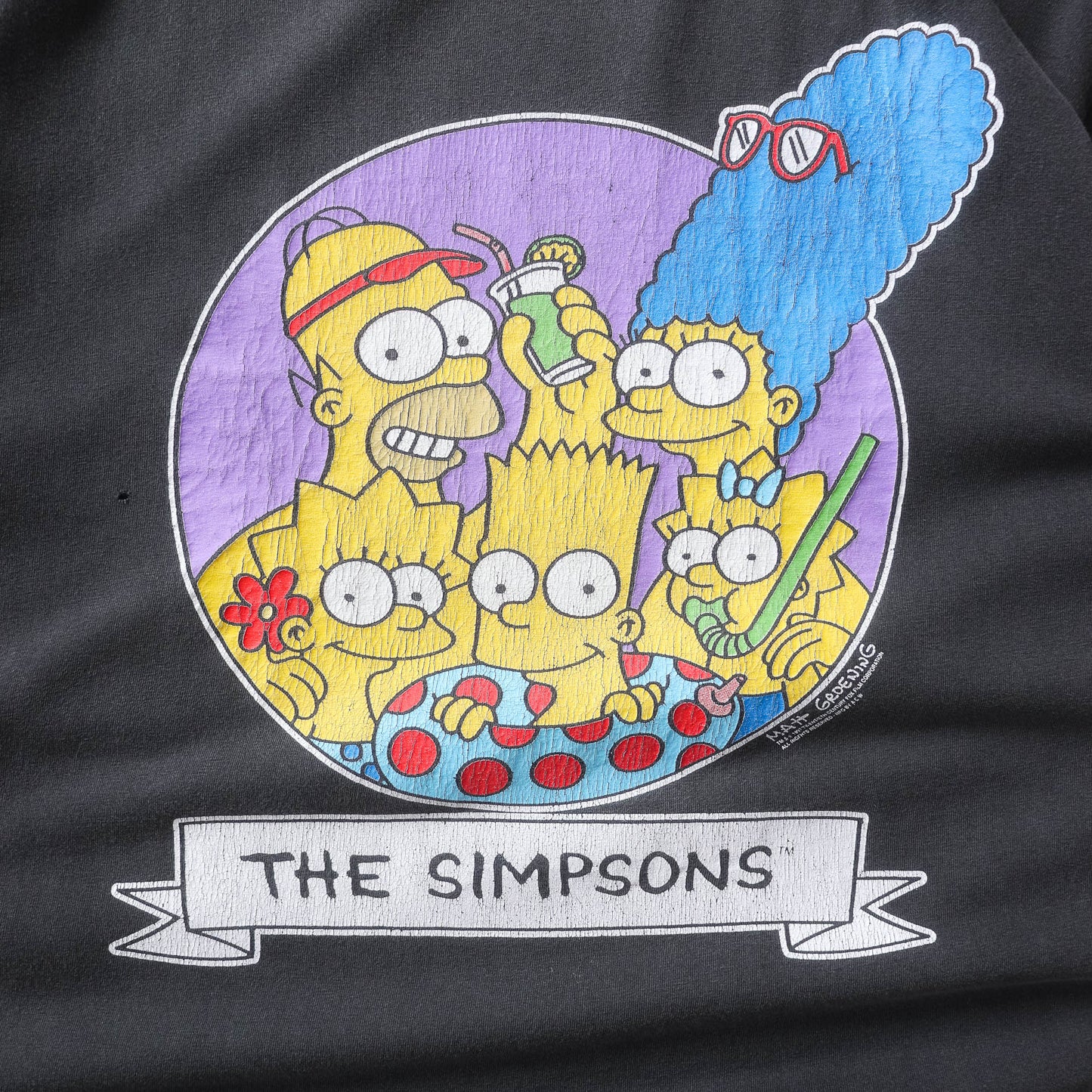 Vintage 1997 The Simpsons Promo Tee - M