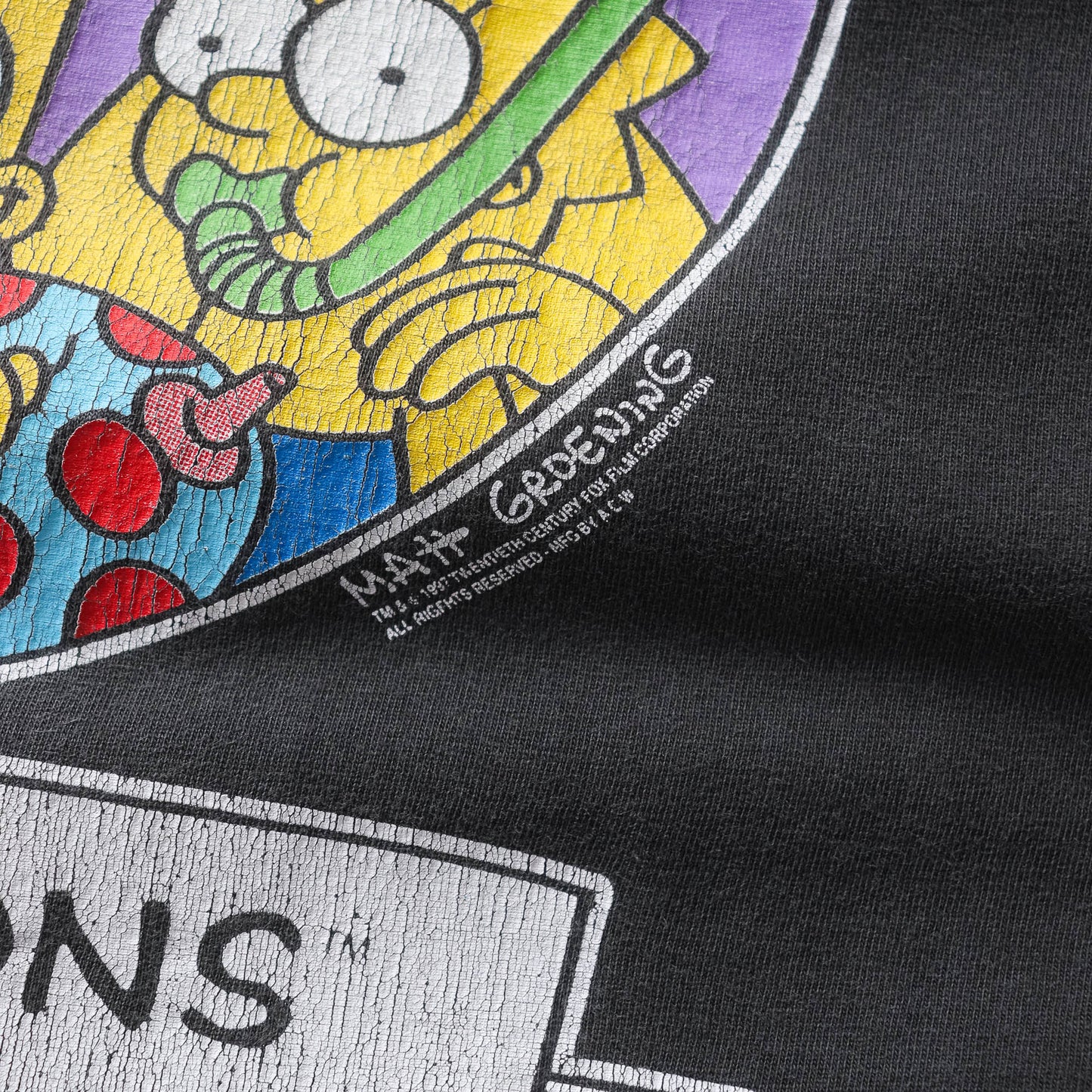 Vintage 1997 The Simpsons Promo Tee - M