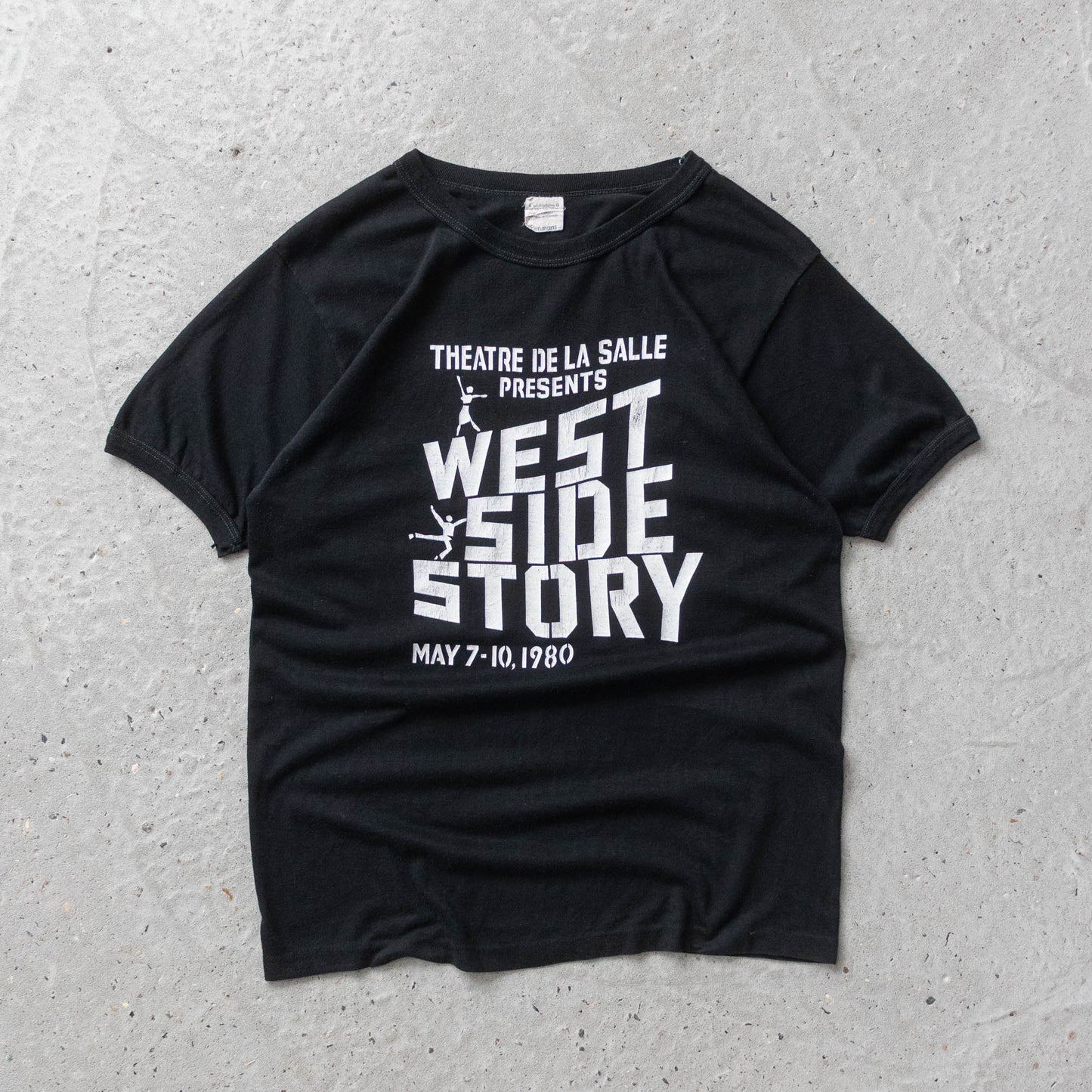Vintage 1980 West Side Story Musical Stage Crew Tee - L - AL Vintage
