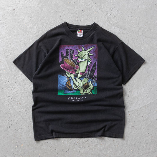 Vintage 1996 Friends Central Perk Lady Latte Tee - XL