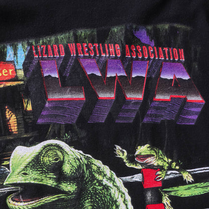 Vintage 1998 Budweiser Lizard Wrestling Association Tee - XL