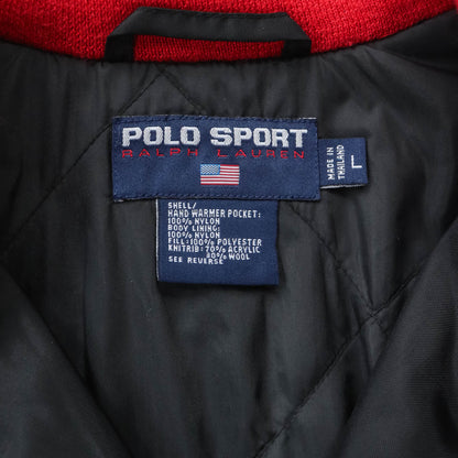 Polo Sport Trainer Quilted Coach Jacket - 90s (L)