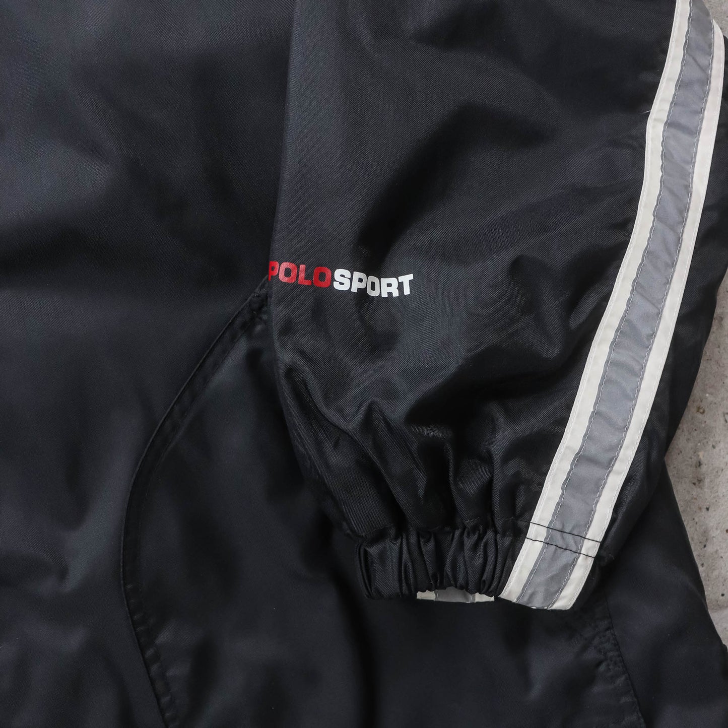 Polo Sport Trainer Quilted Coach Jacket - 90s (L)