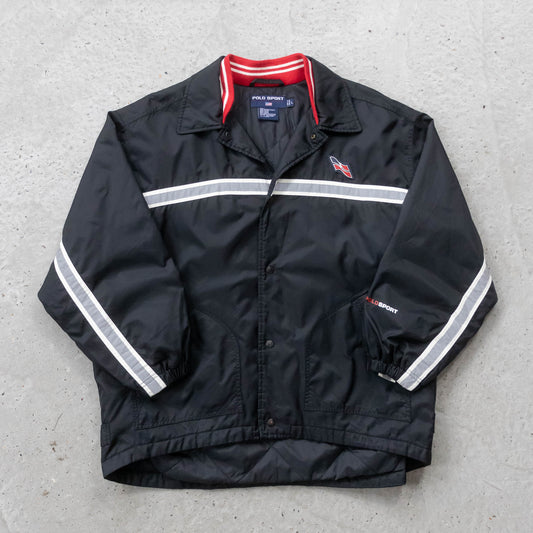 Polo Sport Trainer Quilted Coach Jacket - 90s (L)
