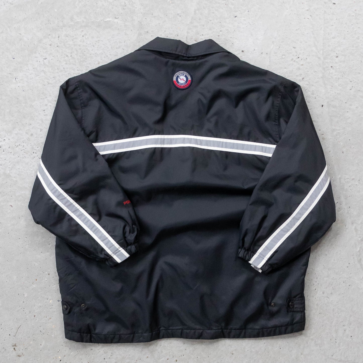 Polo Sport Trainer Quilted Coach Jacket - 90s (L)
