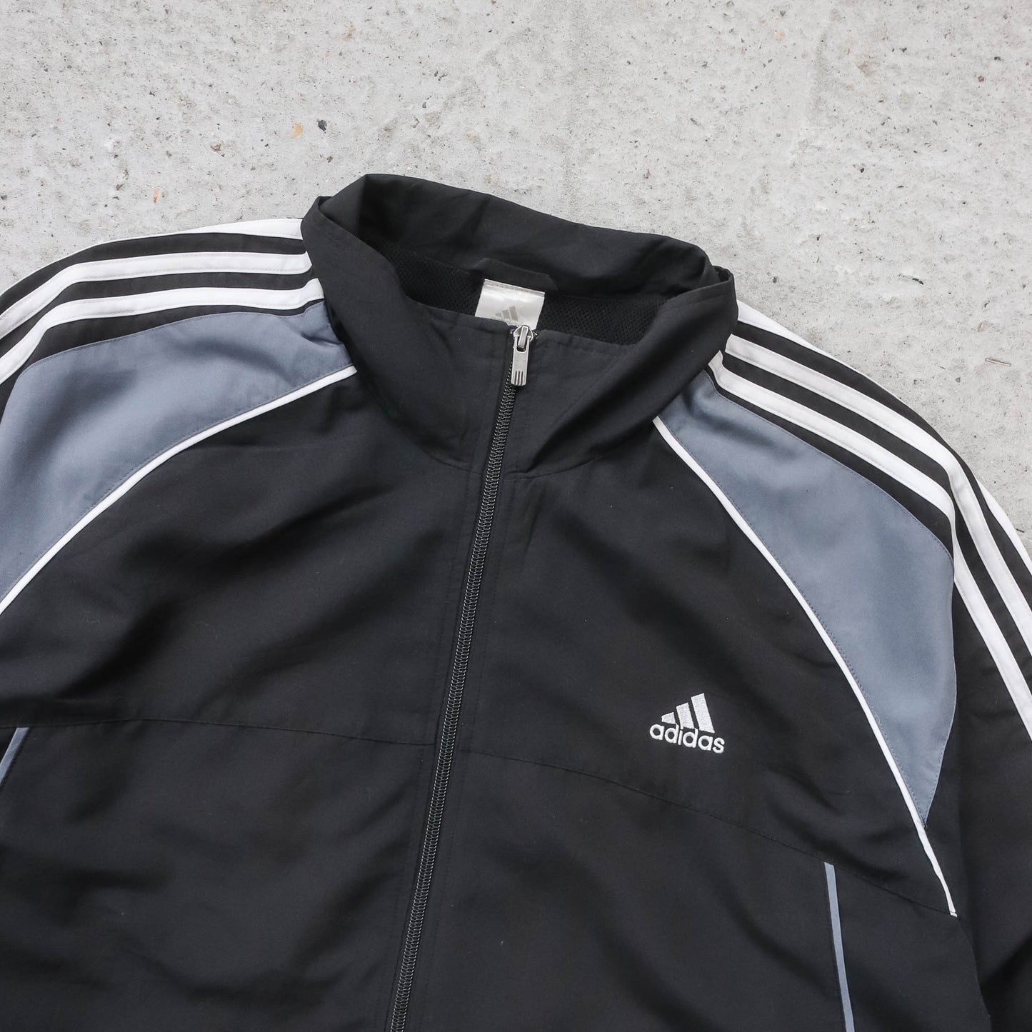 Adidas 3-Stripe Panelled Track Jacket - 2000s (XL)
