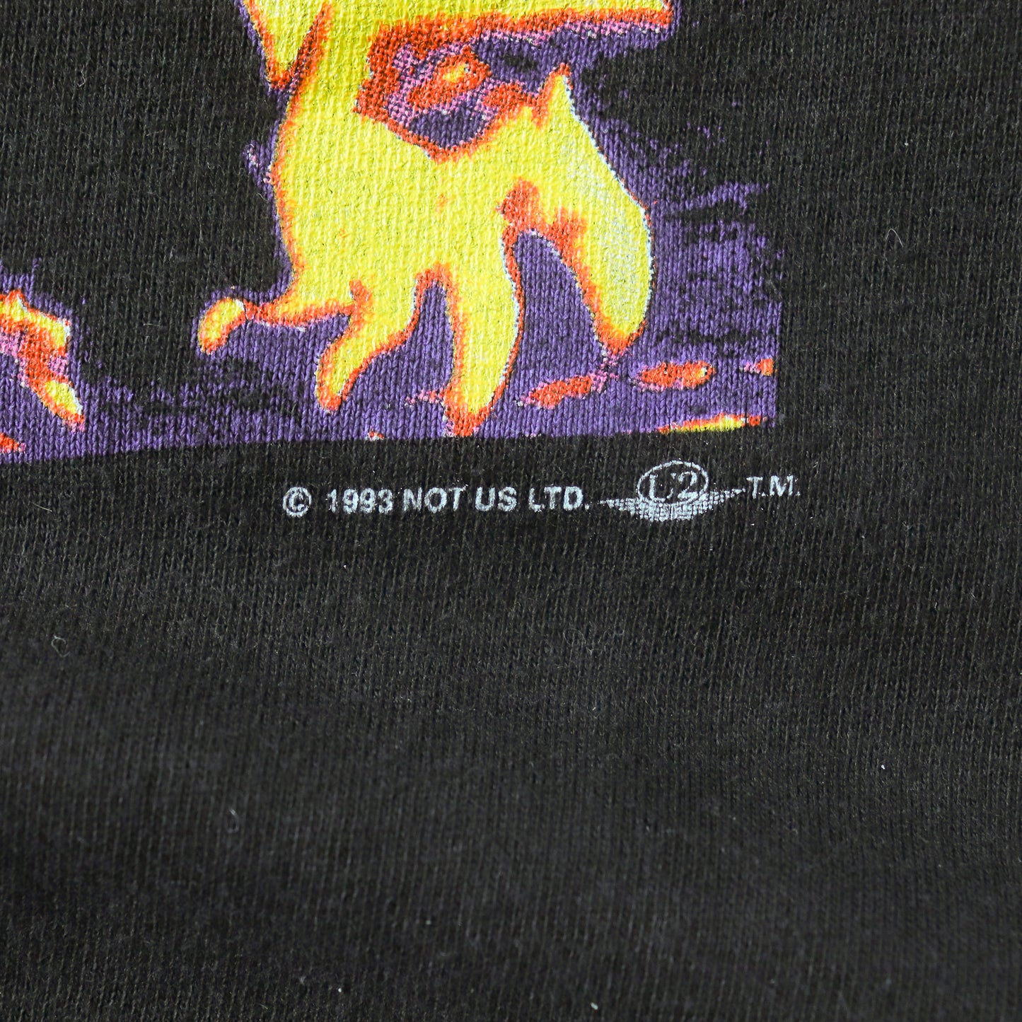 Vintage 1993 U2 Zooropa Zoo TV Tour Tee - L