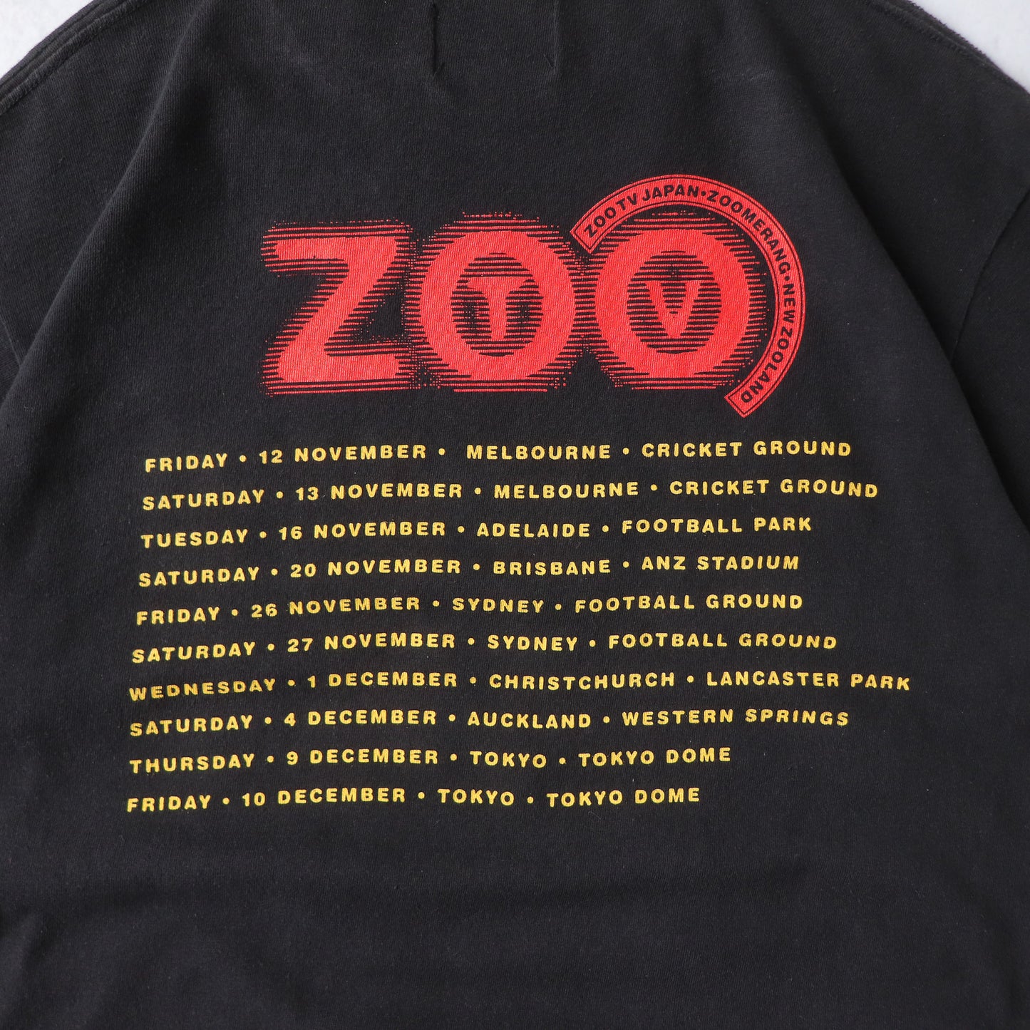 Vintage 1993 U2 Zooropa Zoo TV Tour Tee - L