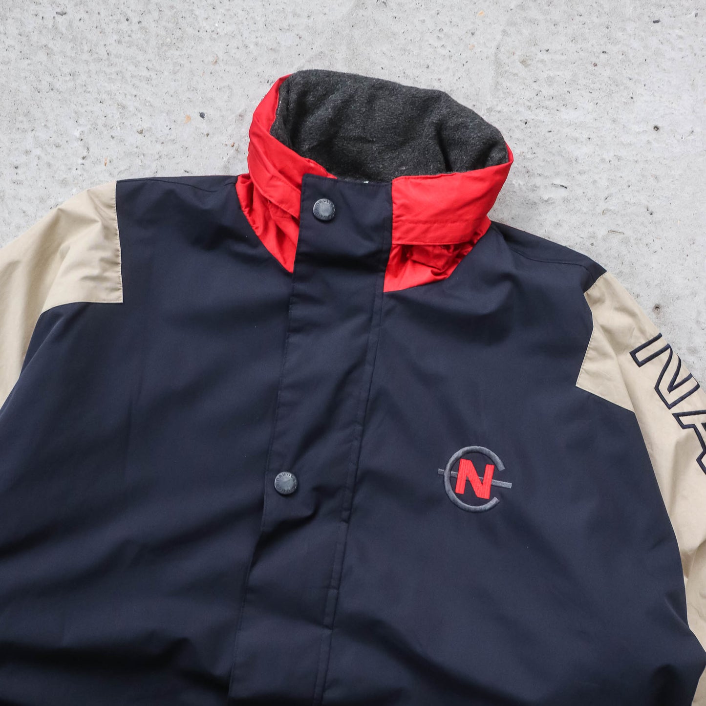 Nautica Competition Reversible Fleece Jacket - 90s (XXL)