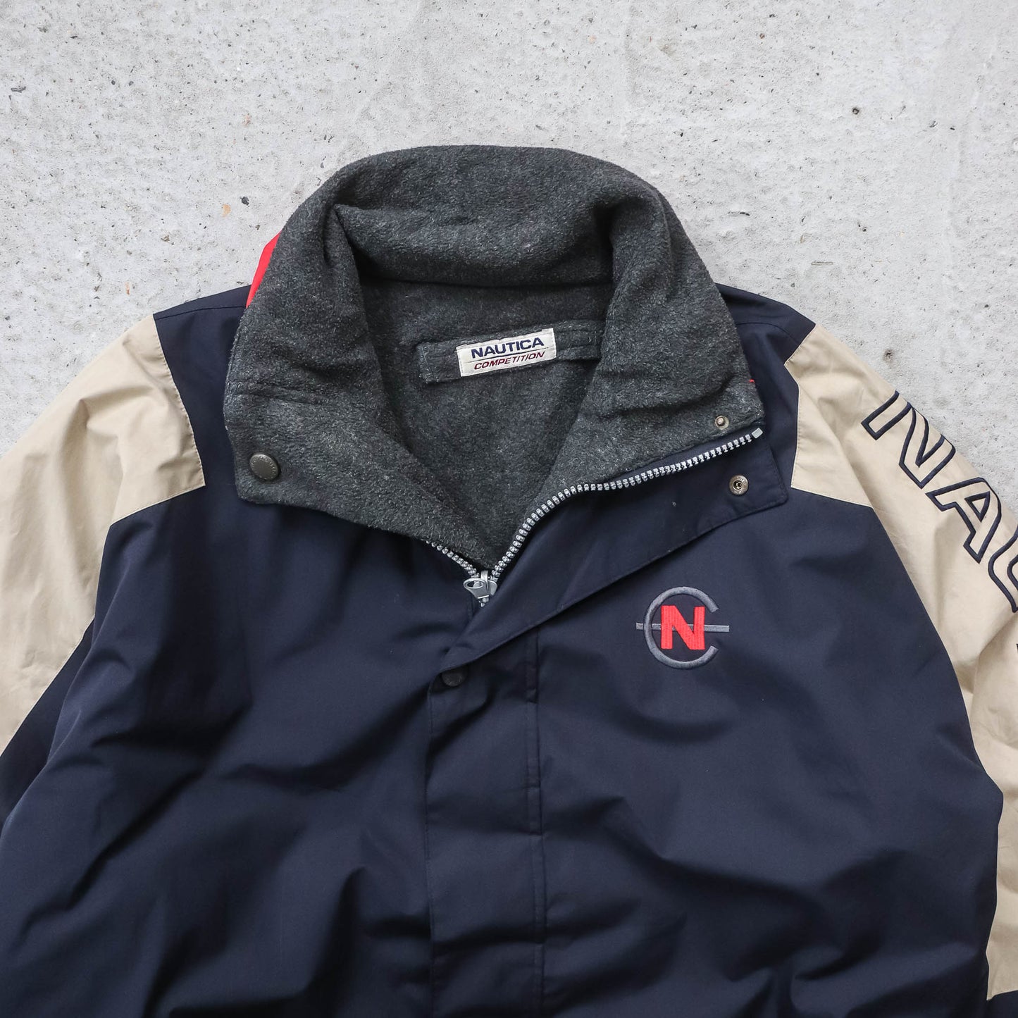 Nautica Competition Reversible Fleece Jacket - 90s (XXL)