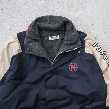 Nautica Competition Reversible Fleece Jacket - 90s (XXL)