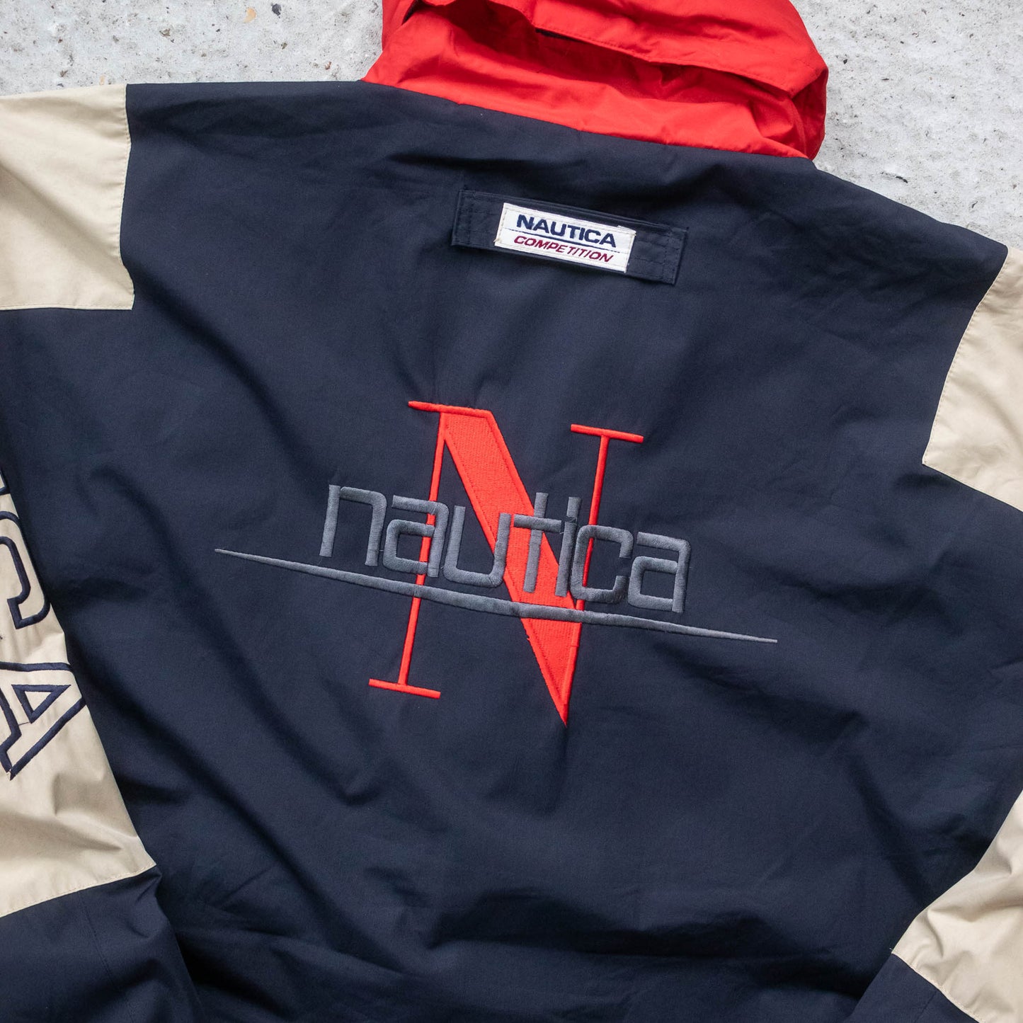 Nautica Competition Reversible Fleece Jacket - 90s (XXL)