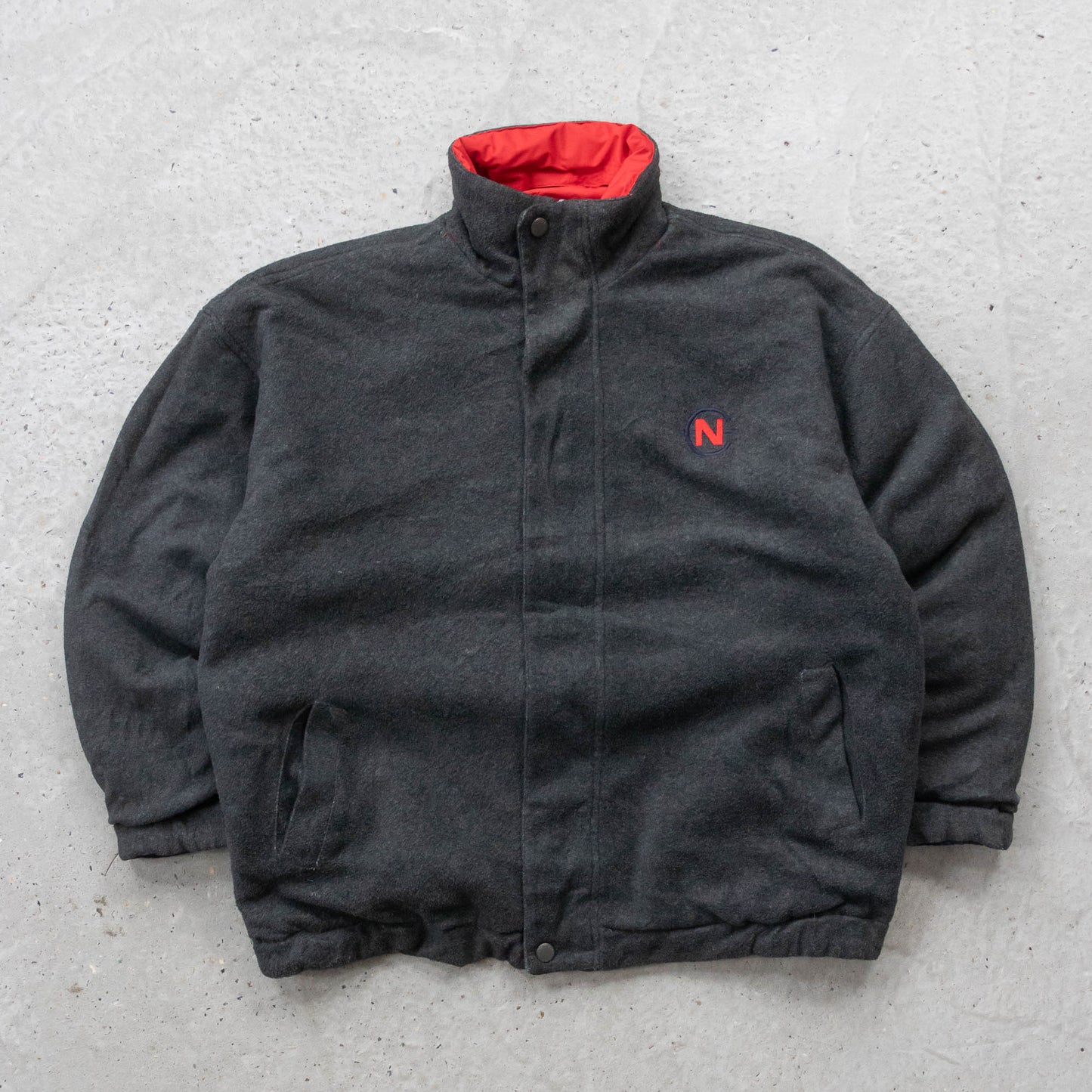 Nautica Competition Reversible Fleece Jacket - 90s (XXL)
