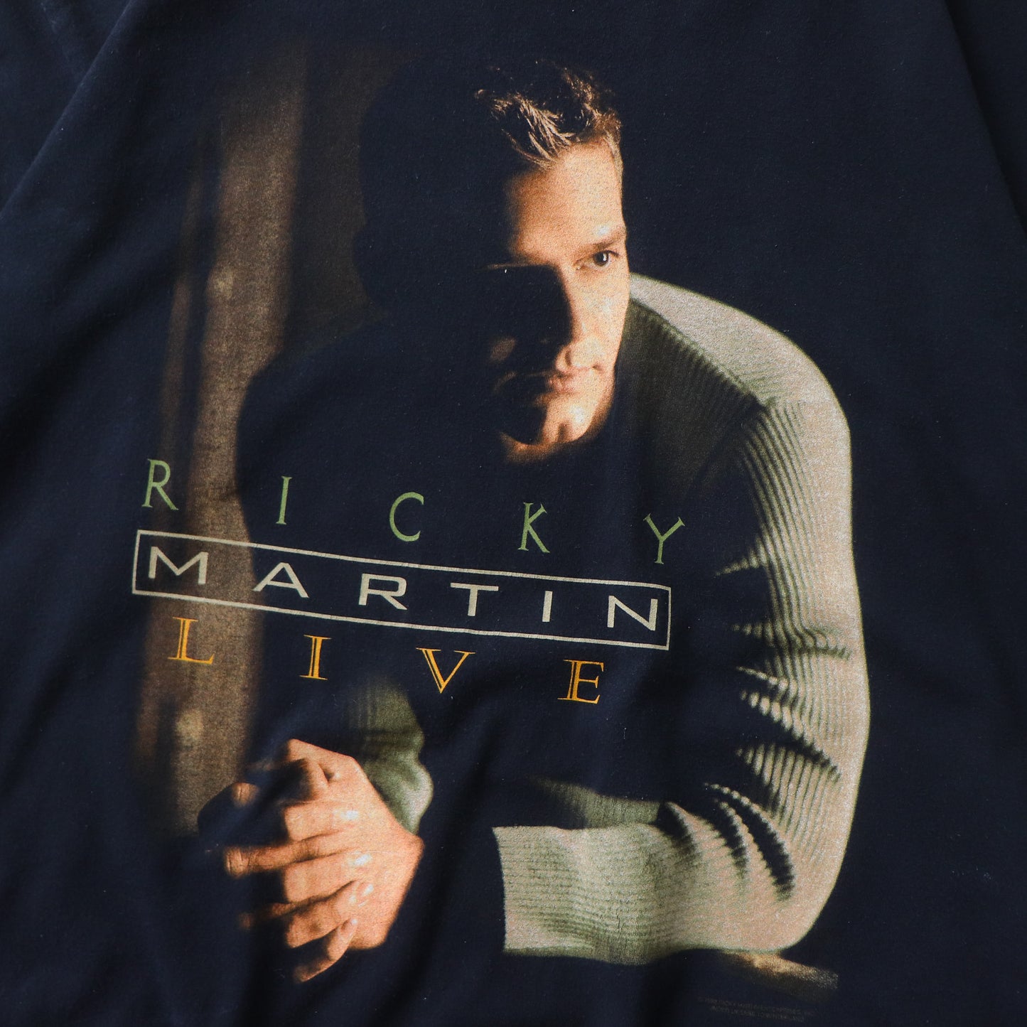 Vintage 2000 Ricky Martin Livin La Vida Loca Tour Tee - XL