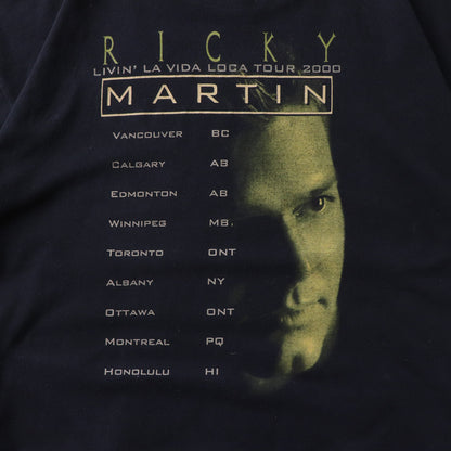 Vintage 2000 Ricky Martin Livin La Vida Loca Tour Tee - XL