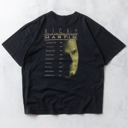 Vintage 2000 Ricky Martin Livin La Vida Loca Tour Tee - XL