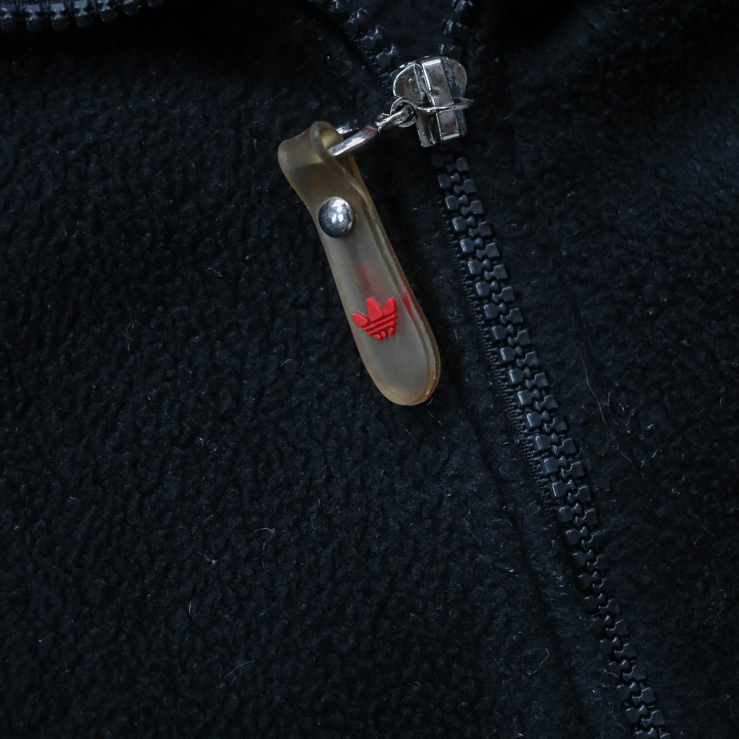 Adidas Embroidered Zip-Up Fleece Jacket - 90s (XL)