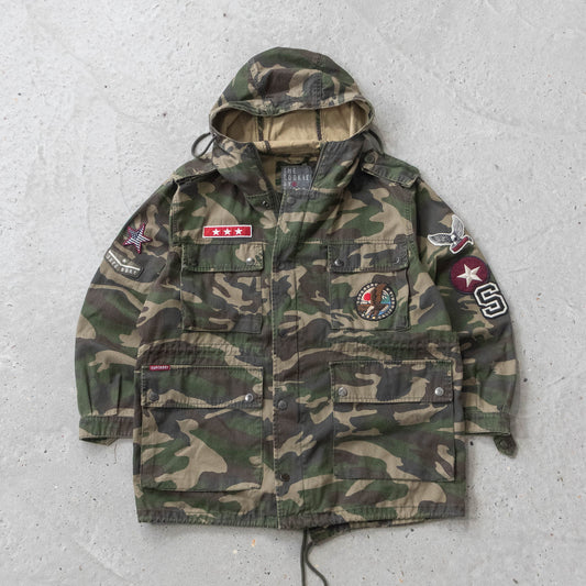 Vintage 2000s Superdry Rookie Military Parka Jacket - S
