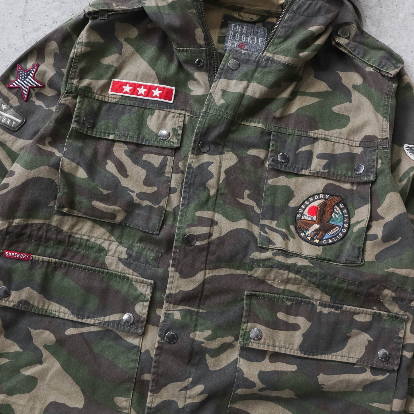 Vintage 2000s Superdry Rookie Military Parka Jacket - S