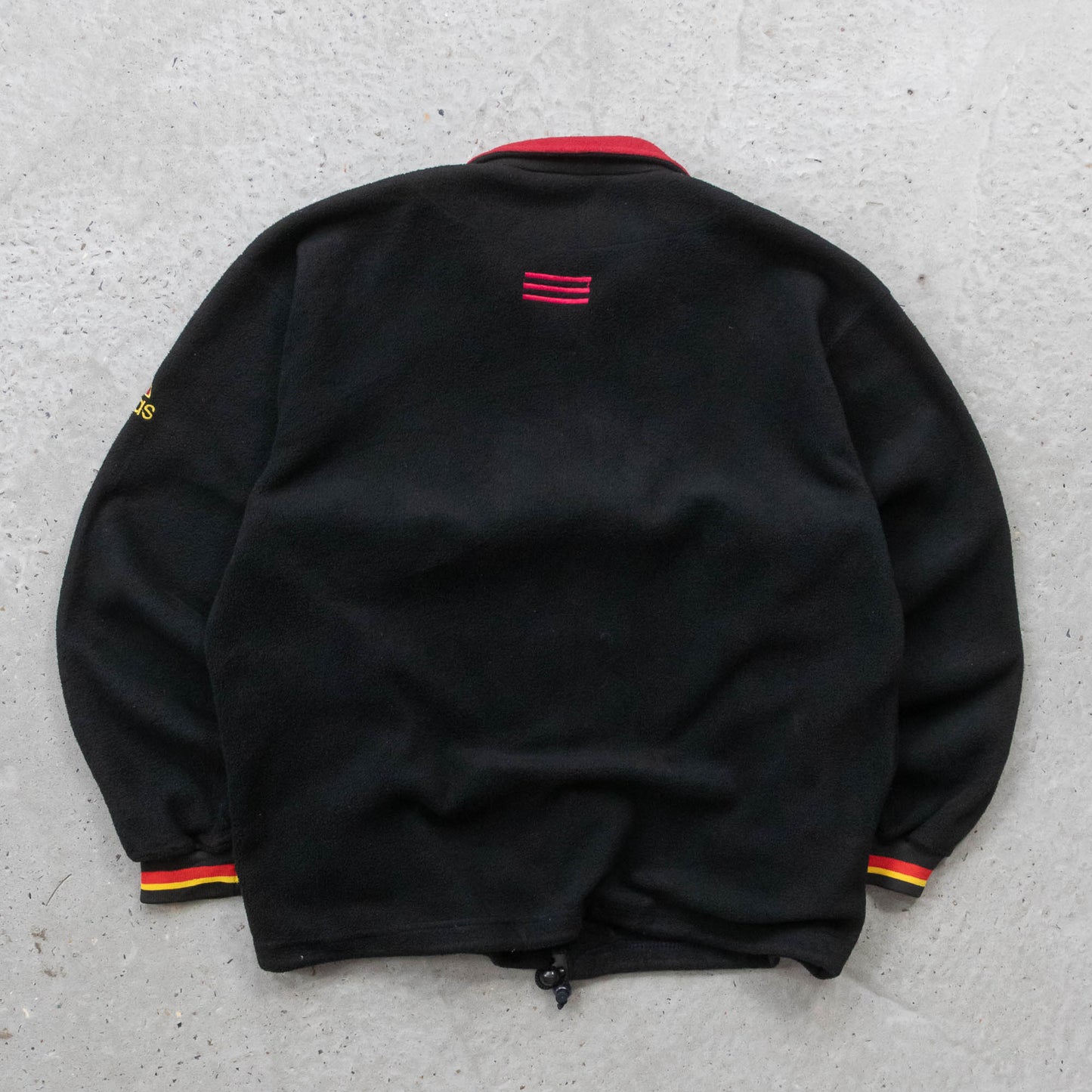 Adidas Embroidered Zip-Up Fleece Jacket - 90s (XL)