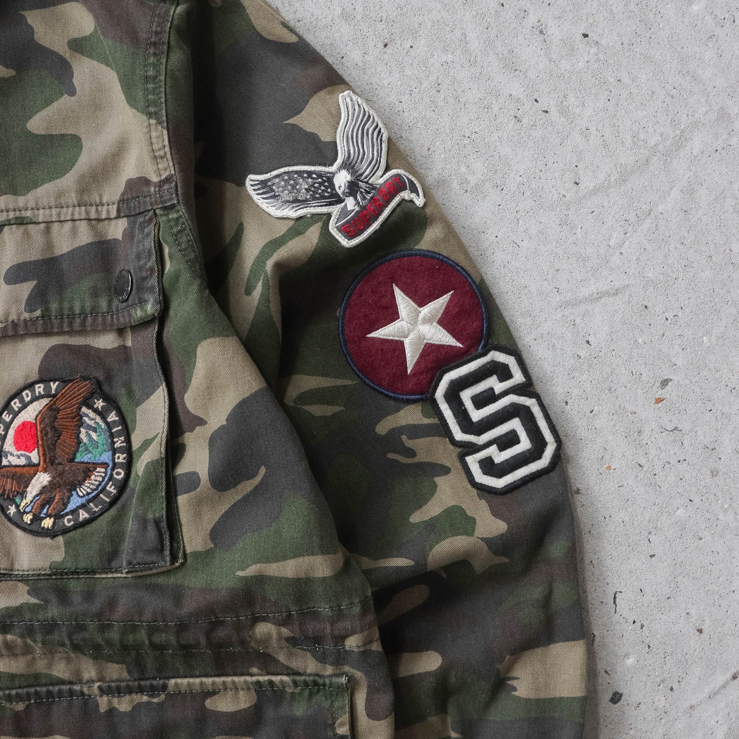 Vintage 2000s Superdry Rookie Military Parka Jacket - S