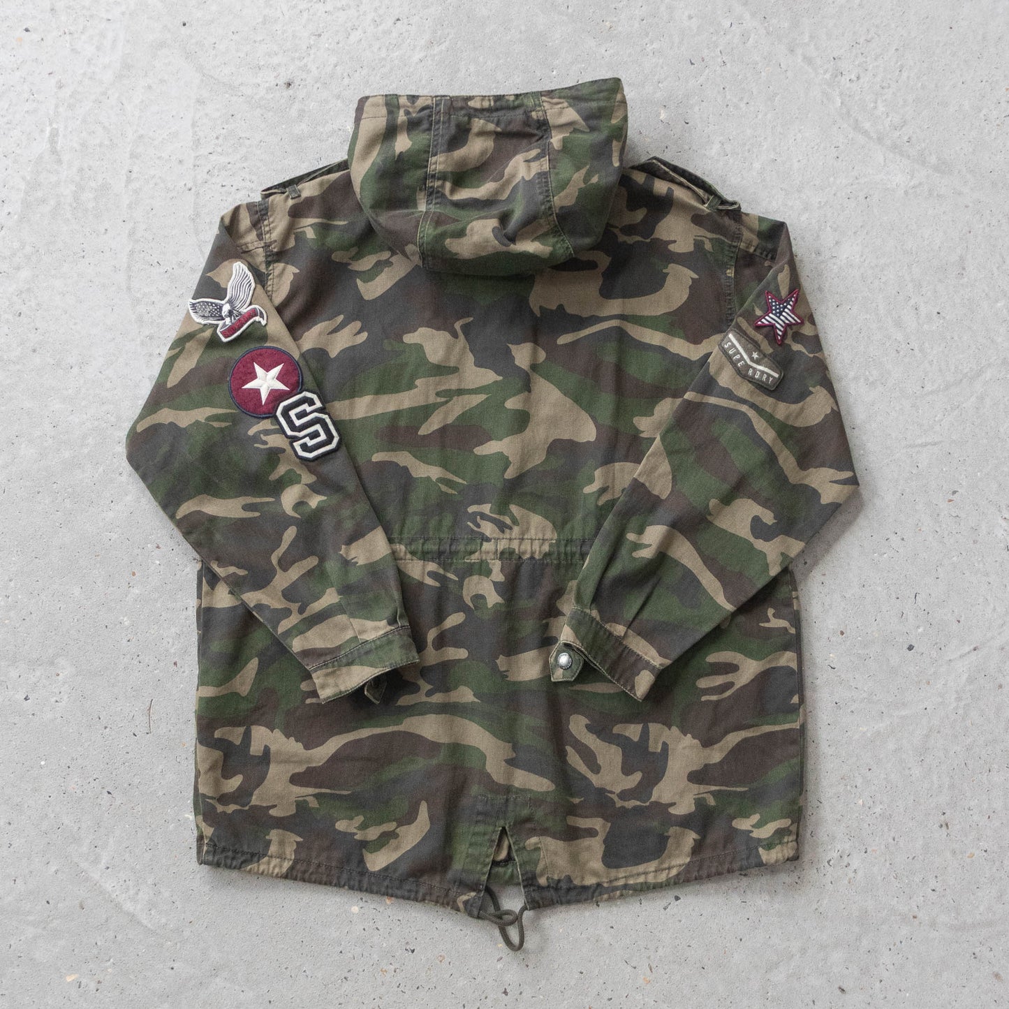 Vintage 2000s Superdry Rookie Military Parka Jacket - S