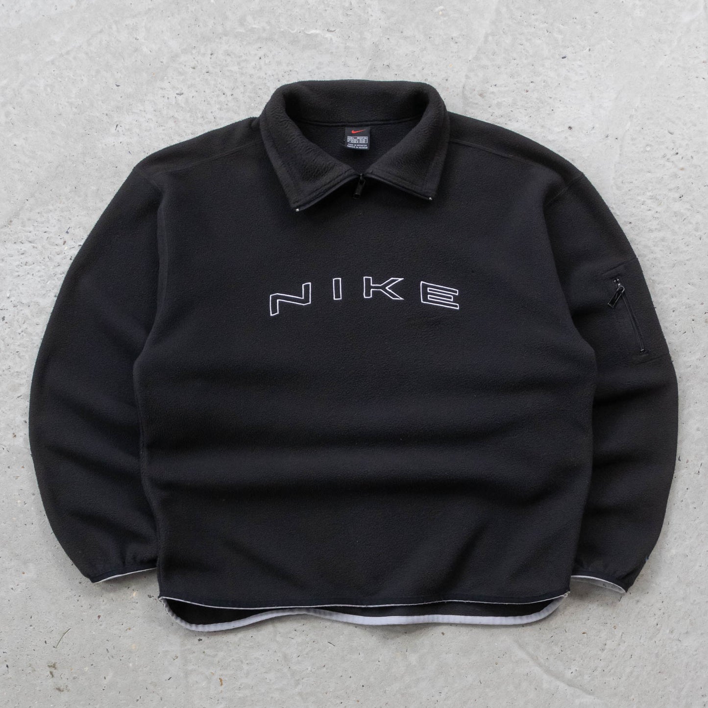 Nike Spellout Embroidered Fleece Pullover - 90s (L)