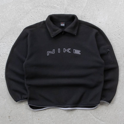 Nike Spellout Embroidered Fleece Pullover - 90s (L)