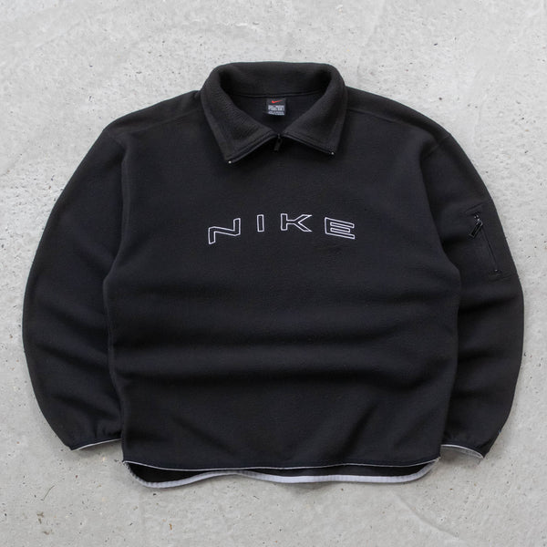 Nike Spellout Embroidered Fleece Pullover - 90s (L)