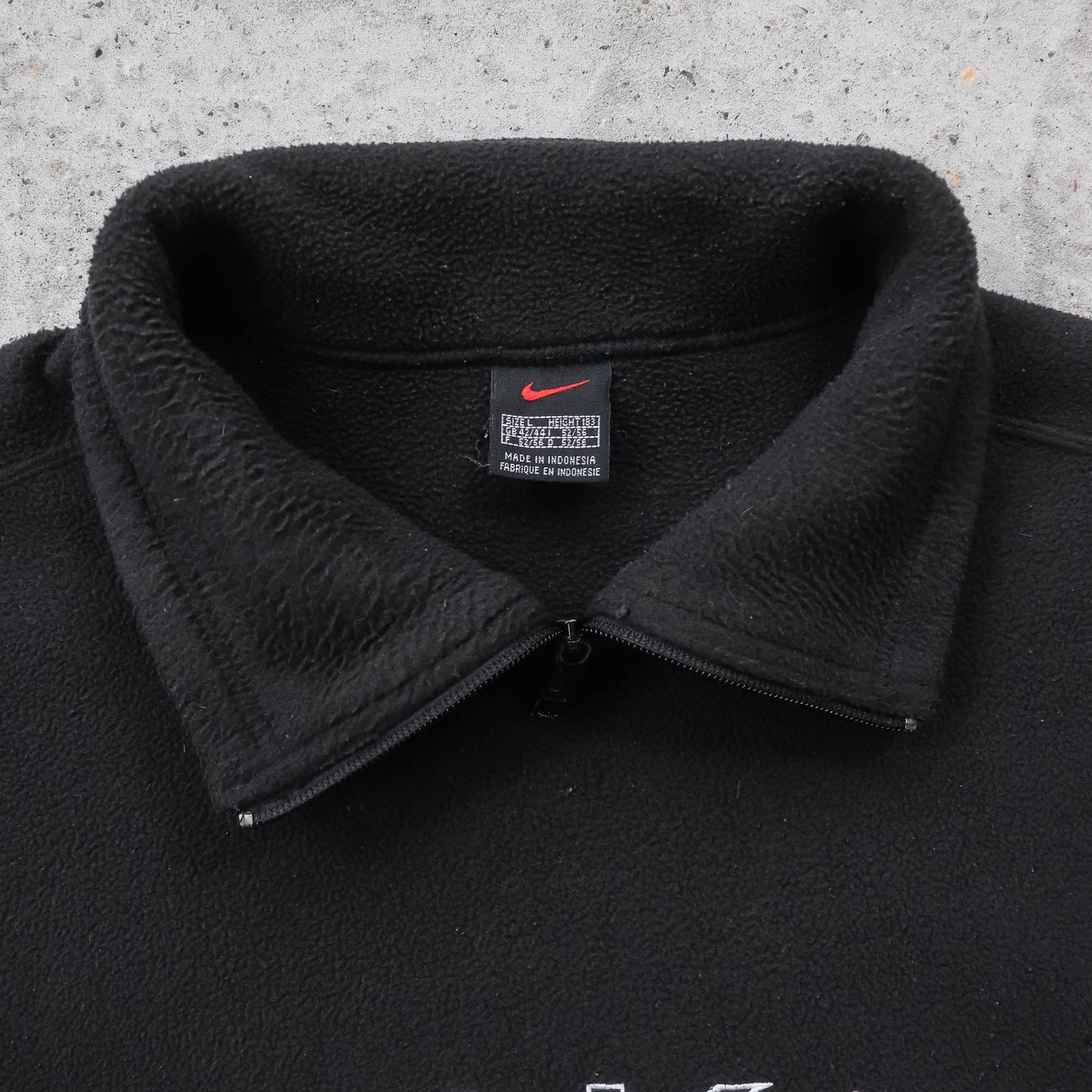 Nike Spellout Embroidered Fleece Pullover - 90s (L)