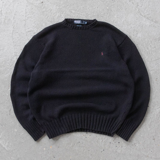 Vintage 90s Polo Ralph Lauren Heavy Knit Sweater - XL